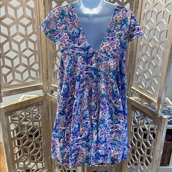 Matilda Jane Multicolor Paisley V-Neck Tunic - Picture 7 of 10